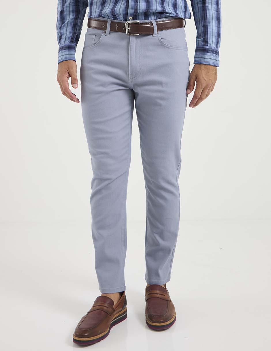 Pantalón slim de algodón para hombre 1