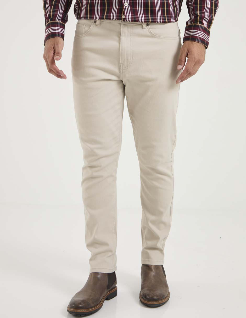 Pantalón slim de algodón para hombre Pantalón slim de algodón para hombre