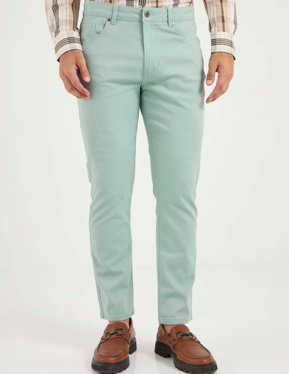 Pantalón slim de algodón para hombre Pantalón slim de algodón para hombre