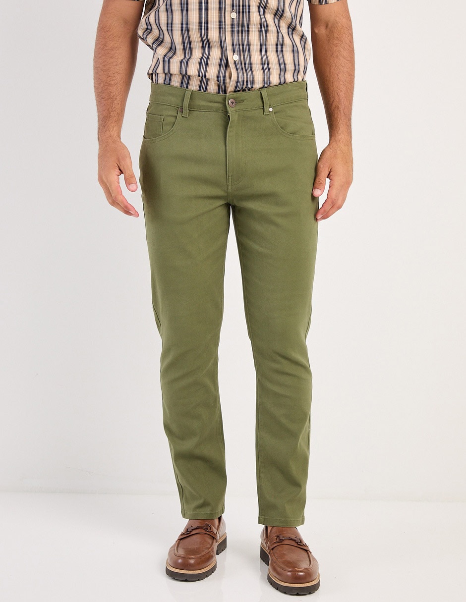 Pantalón slim de algodón para hombre Pantalón slim de algodón para hombre