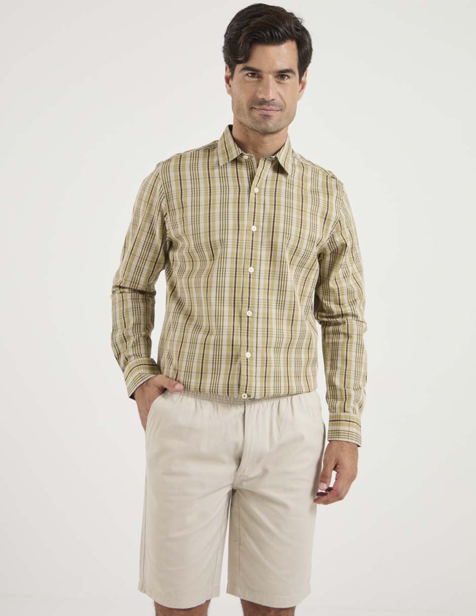 Bermuda de gabardina para hombre Bermuda de gabardina para hombre