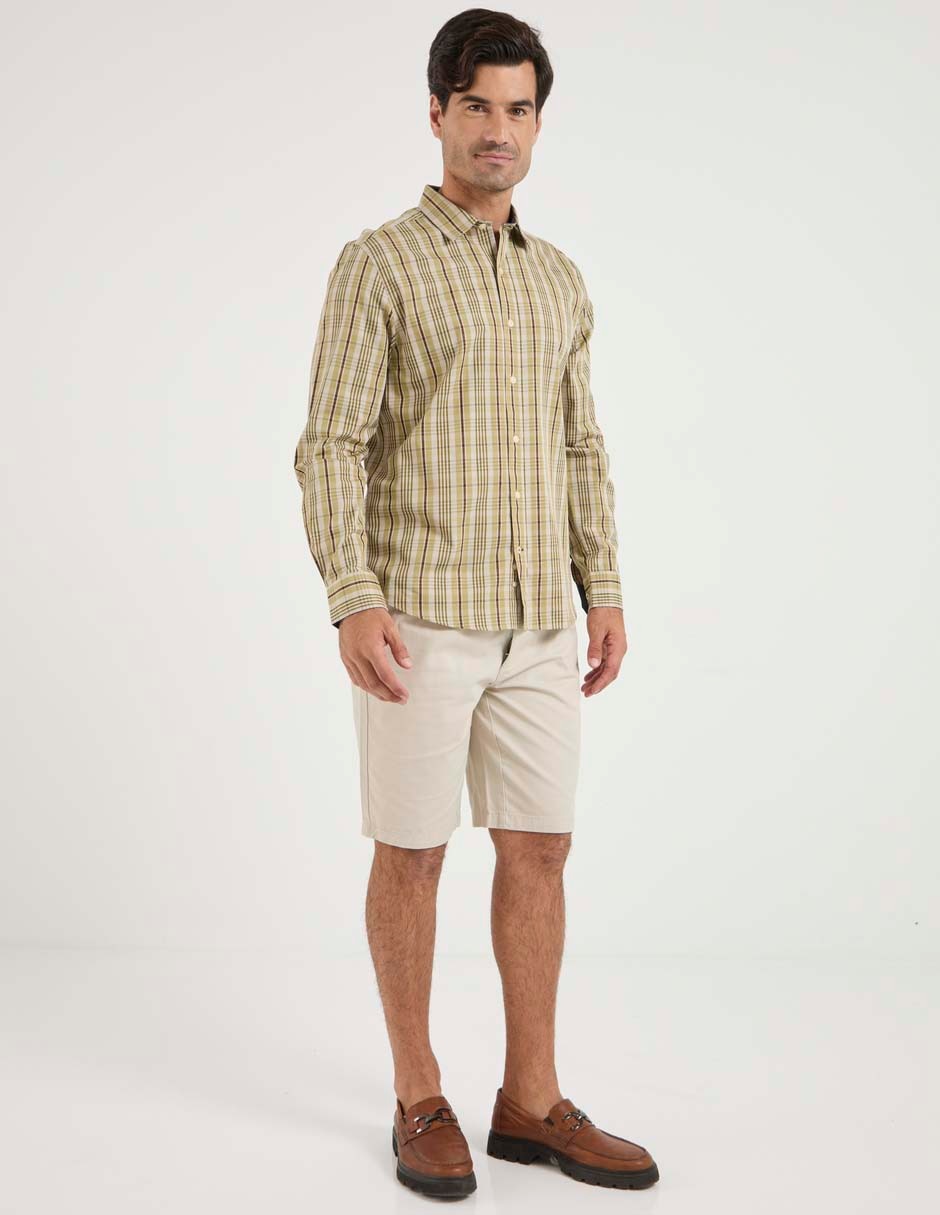 Bermuda de gabardina para hombre 3