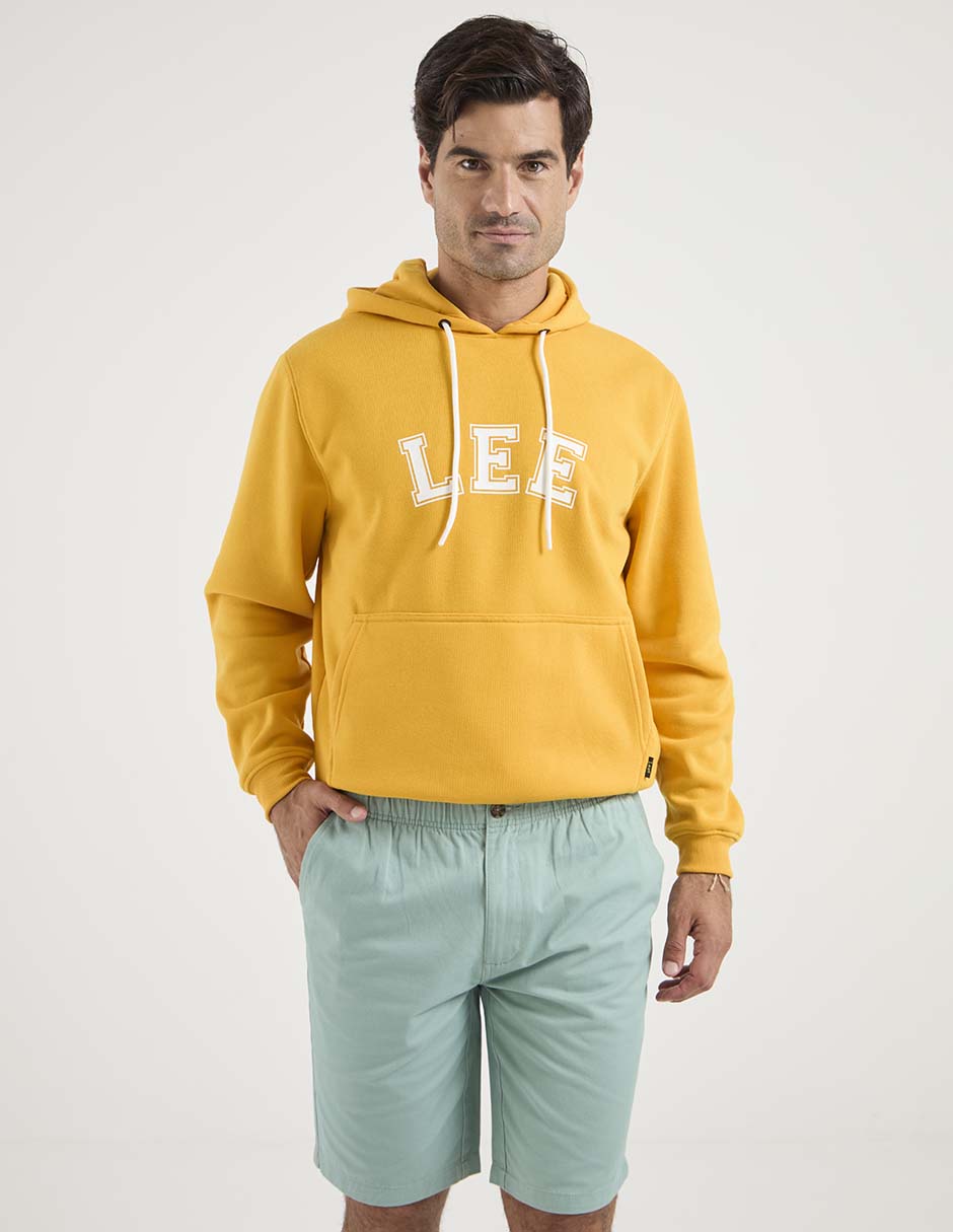 Bermuda de gabardina para hombre