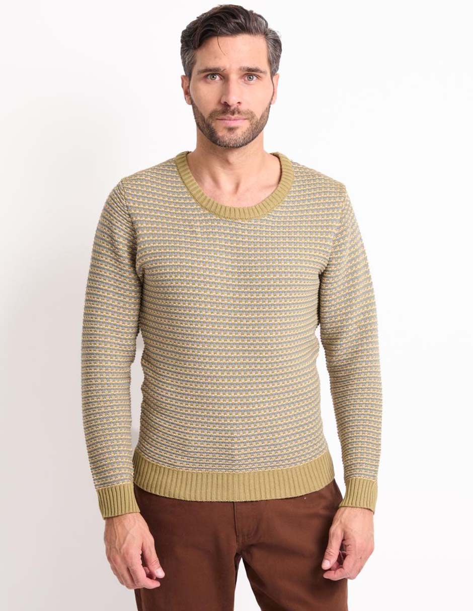 Suéter cuello redondo para hombre Suéter cuello redondo para hombre