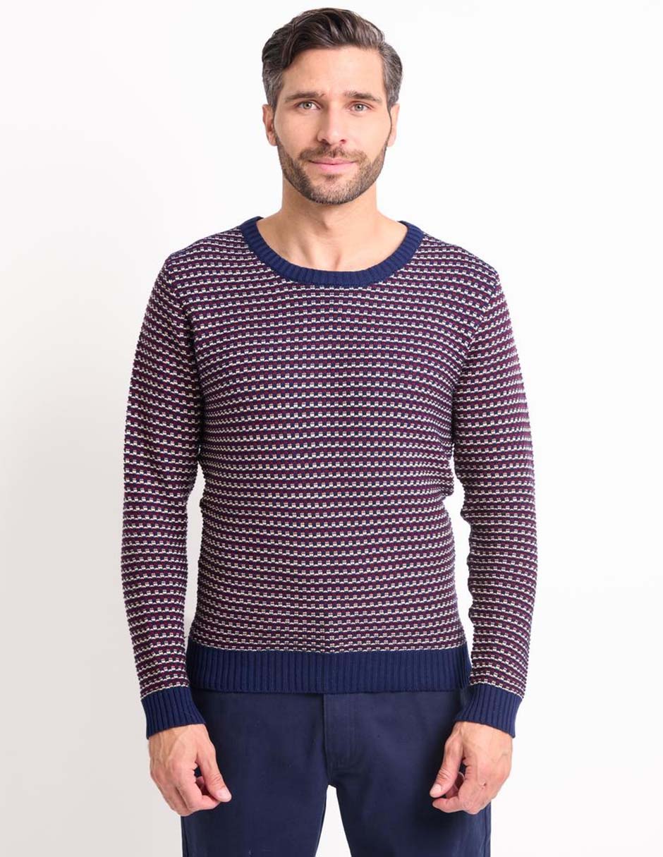Suéter cuello redondo para hombre Suéter cuello redondo para hombre