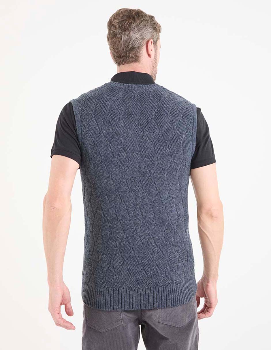 Chaleco tejido para hombre 2