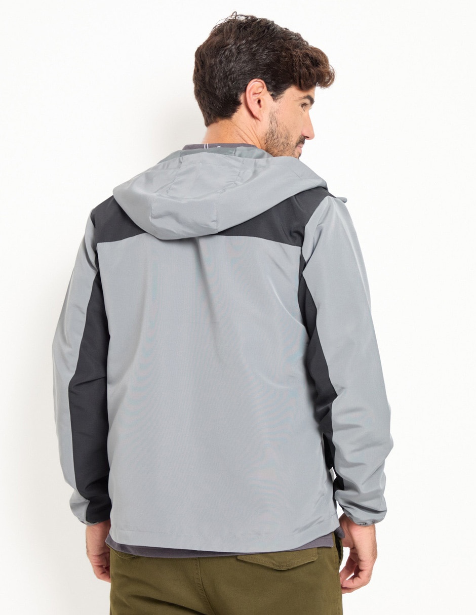 Chamarra casual con capucha para hombre 4