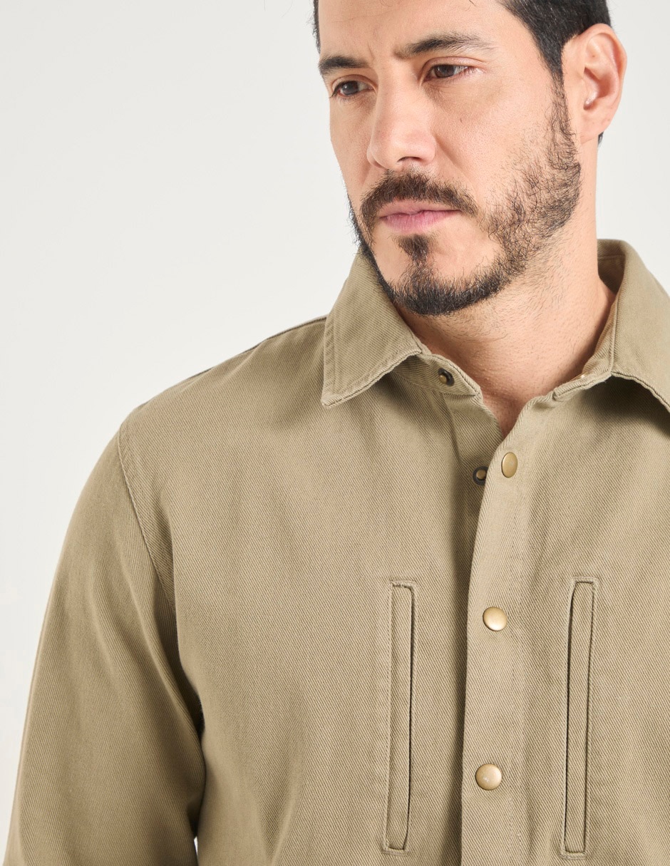 Chamarra casual Weekend de mezclilla con bolsillos para hombre