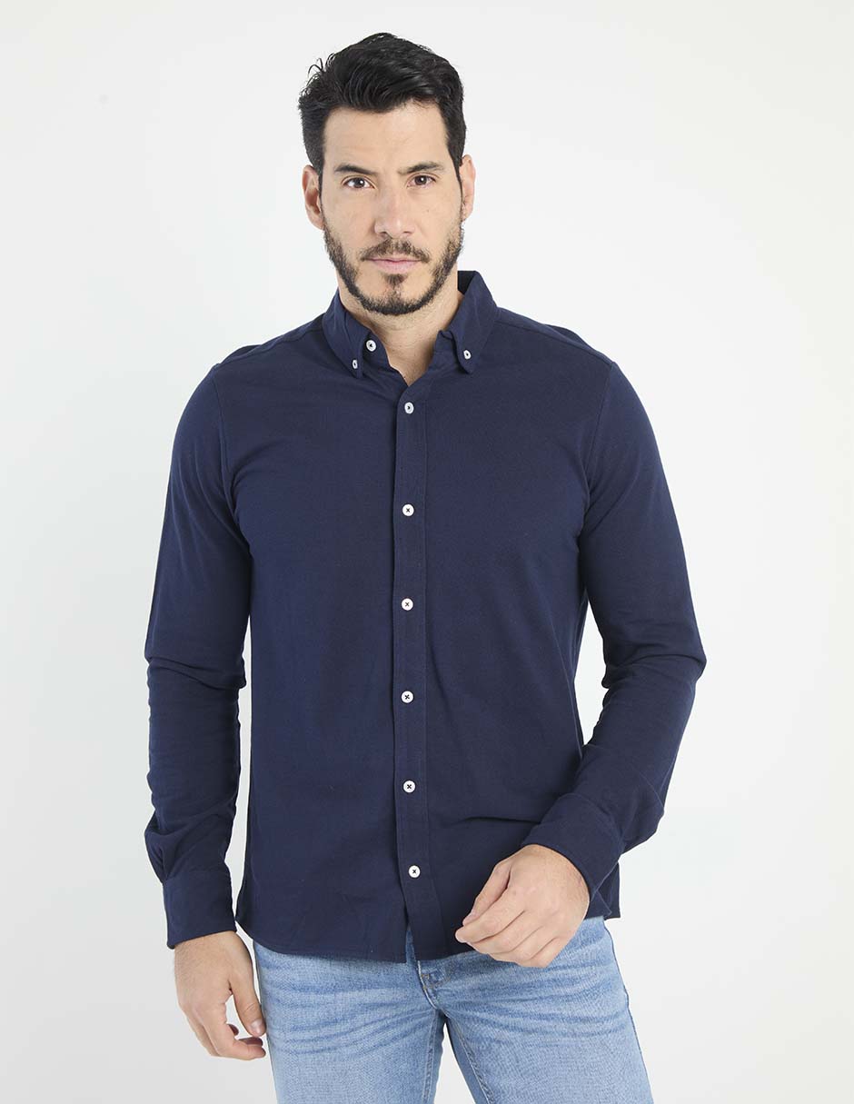 Camisa casual manga larga para hombre Camisa casual manga larga para hombre