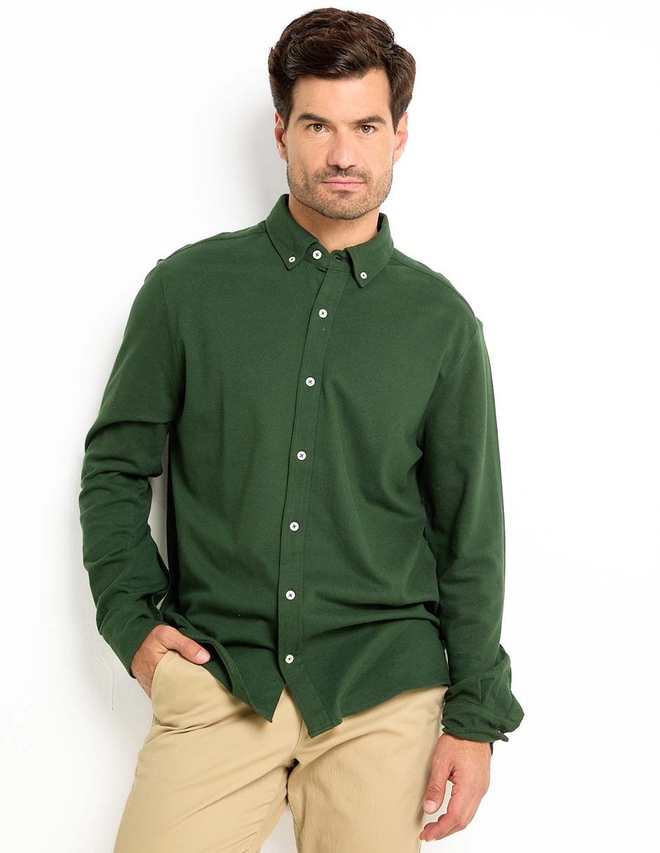 Camisa casual manga larga para hombre Camisa casual manga larga para hombre