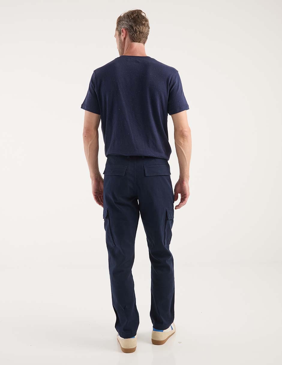 Pantalón cargo recto de algodón para hombre 5