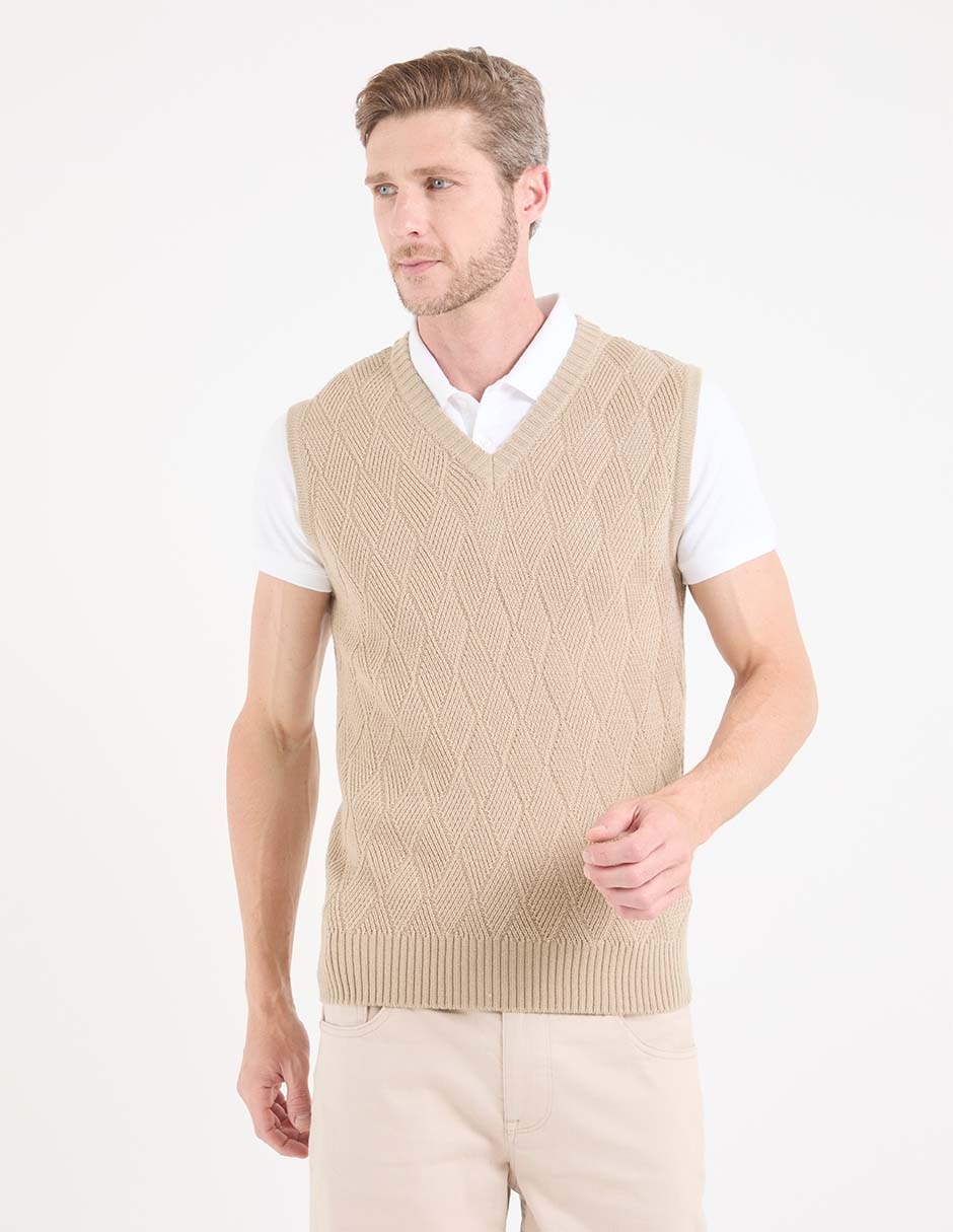 Chaleco tejido para hombre Chaleco tejido para hombre