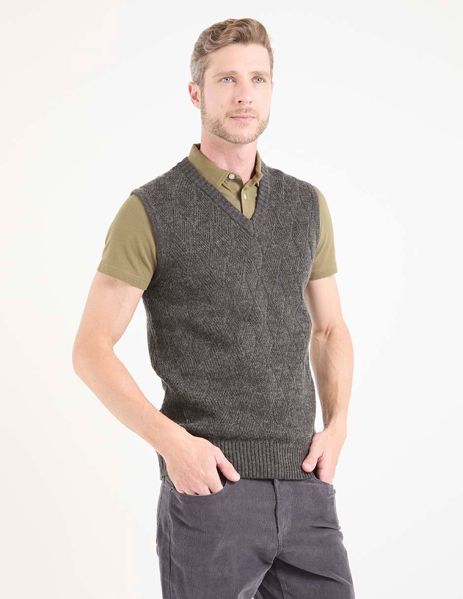 Chaleco tejido para hombre Chaleco tejido para hombre