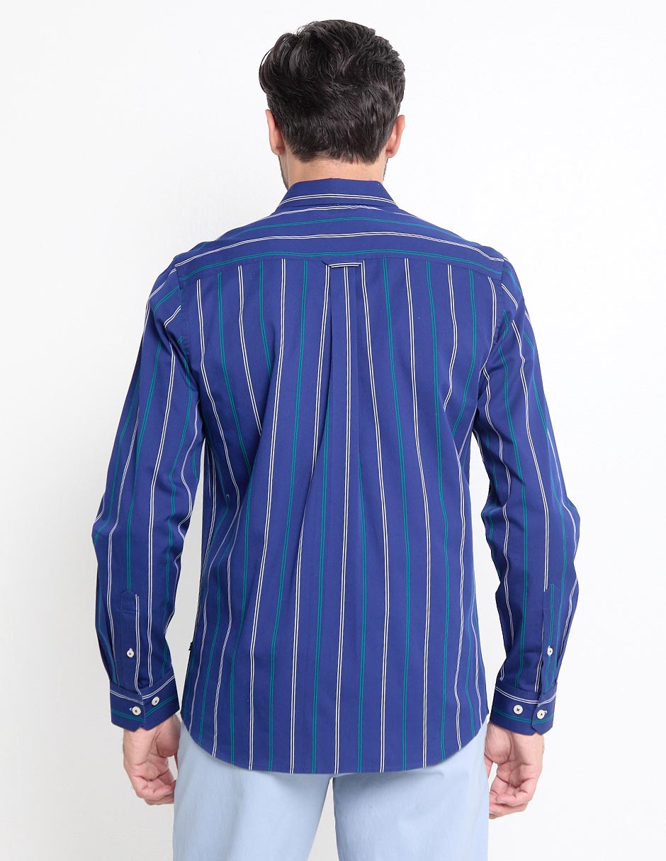 Camisa casual Weekend de algodón manga larga para hombre
