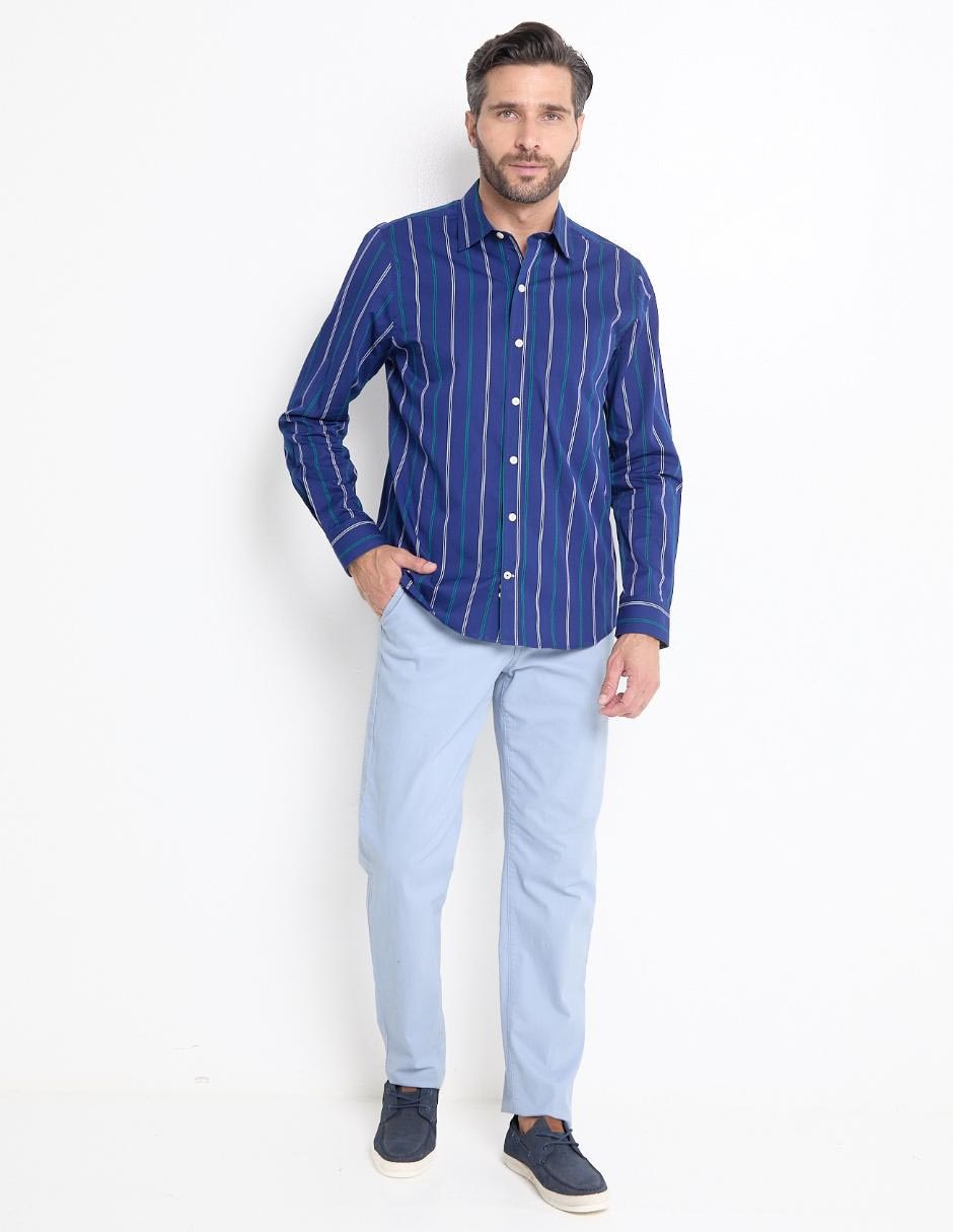 Camisa casual Weekend de algodón manga larga para hombre