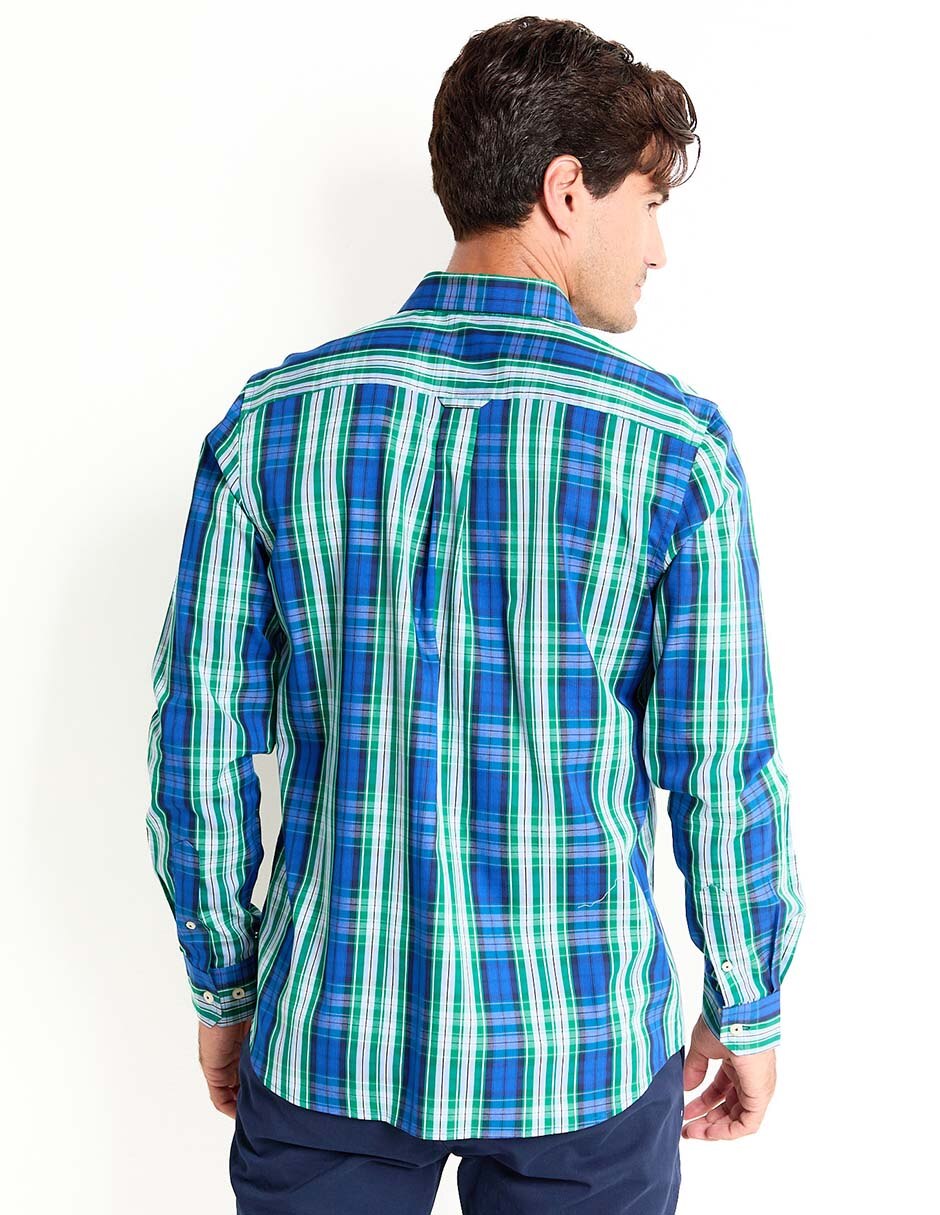 Camisa casual Weekend de algodón manga larga para hombre