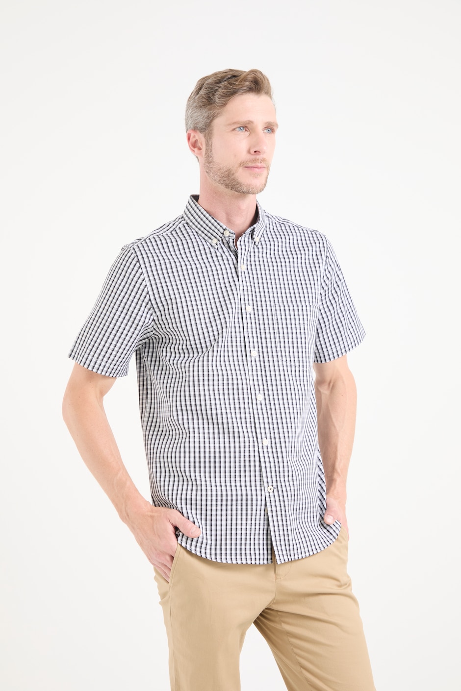 Camisa casual Weekend manga corta para hombre
