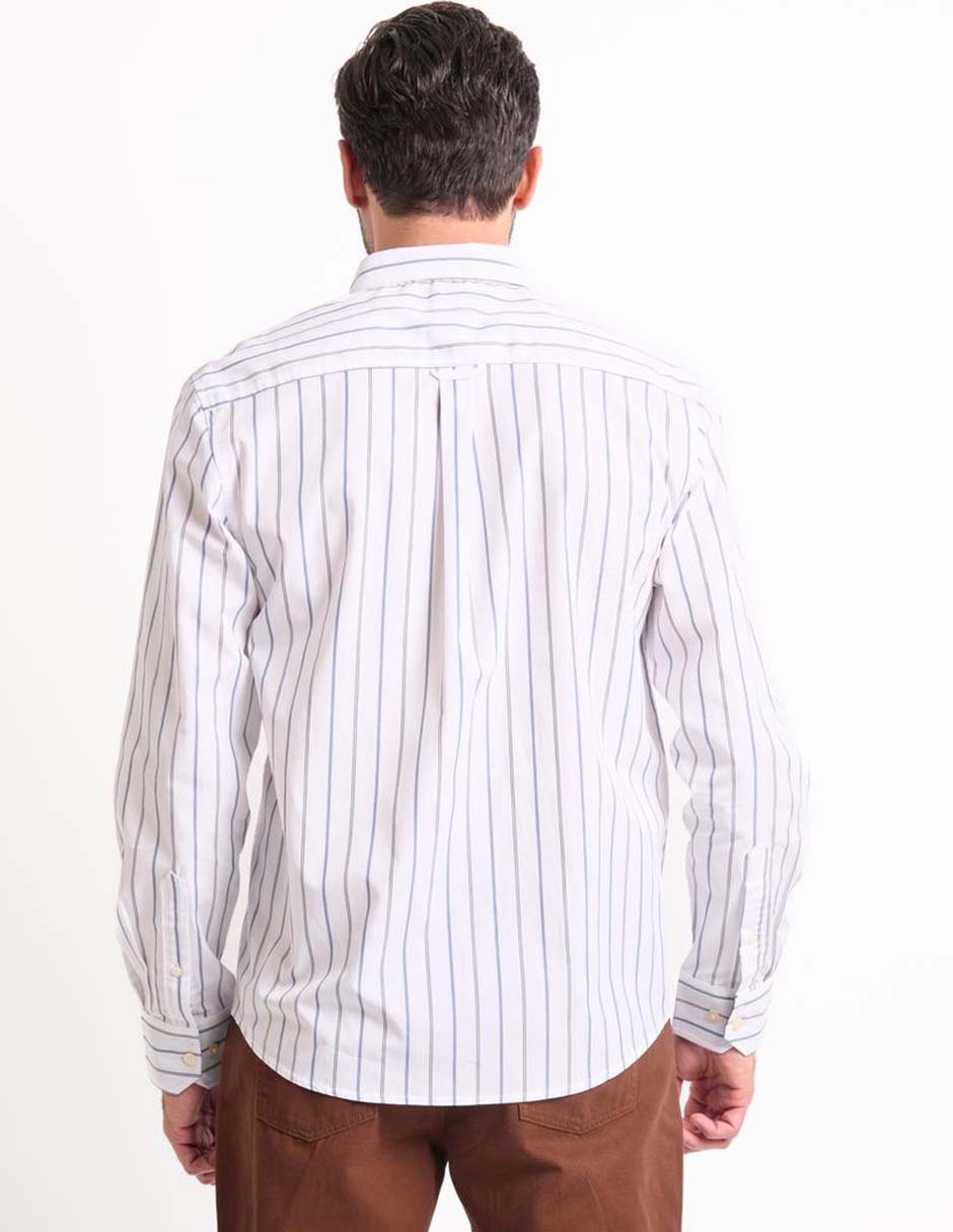 Camisa casual manga larga para hombre