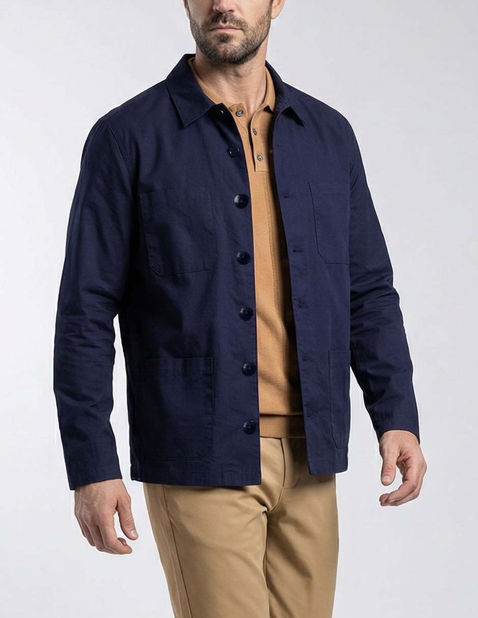 Camisa casual manga larga para hombre 3