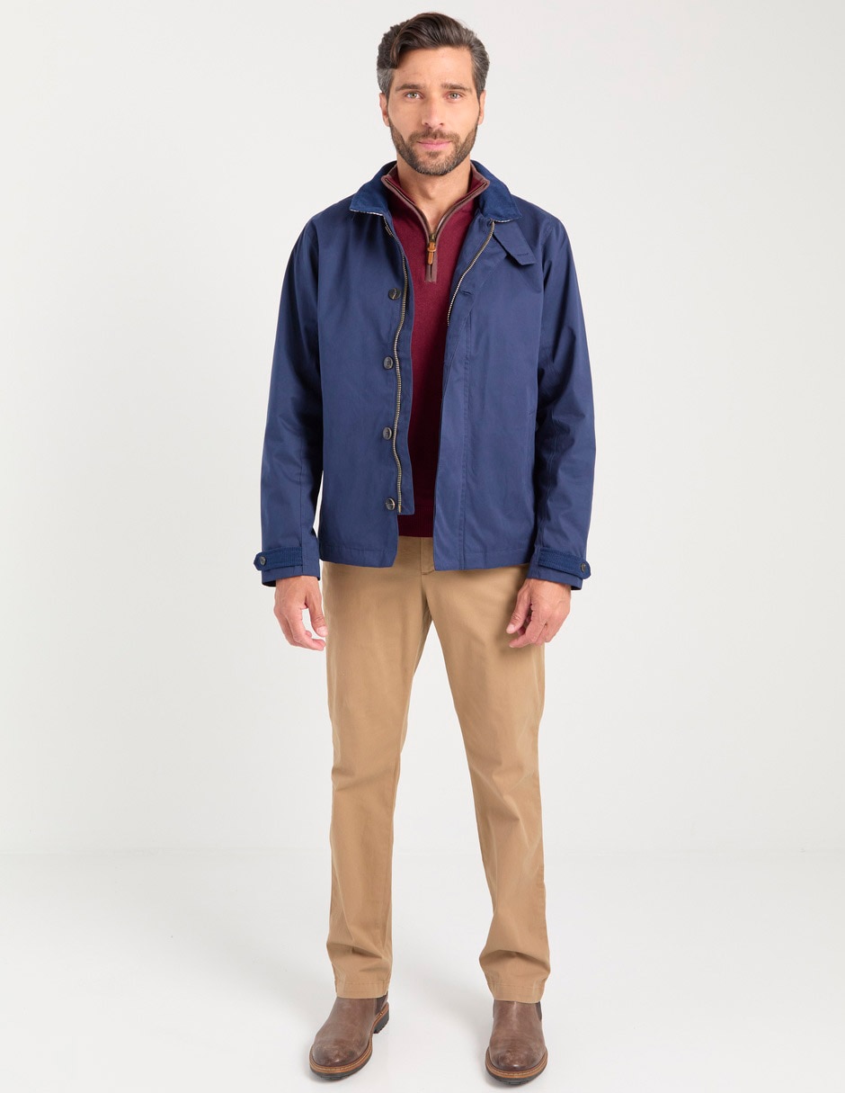 Pantalón chino slim de algodón para hombre 3