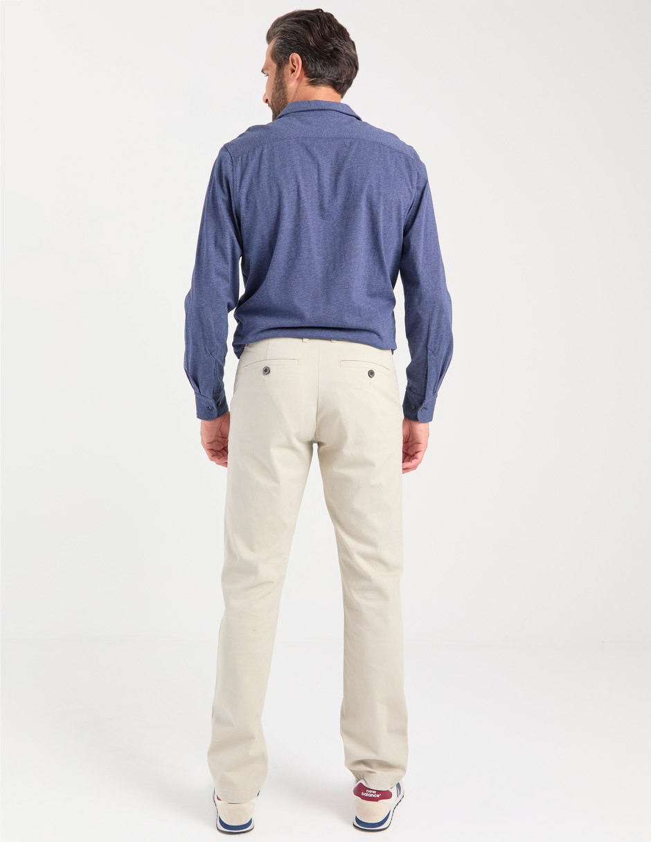 Pantalón chino slim de algodón para hombre 2