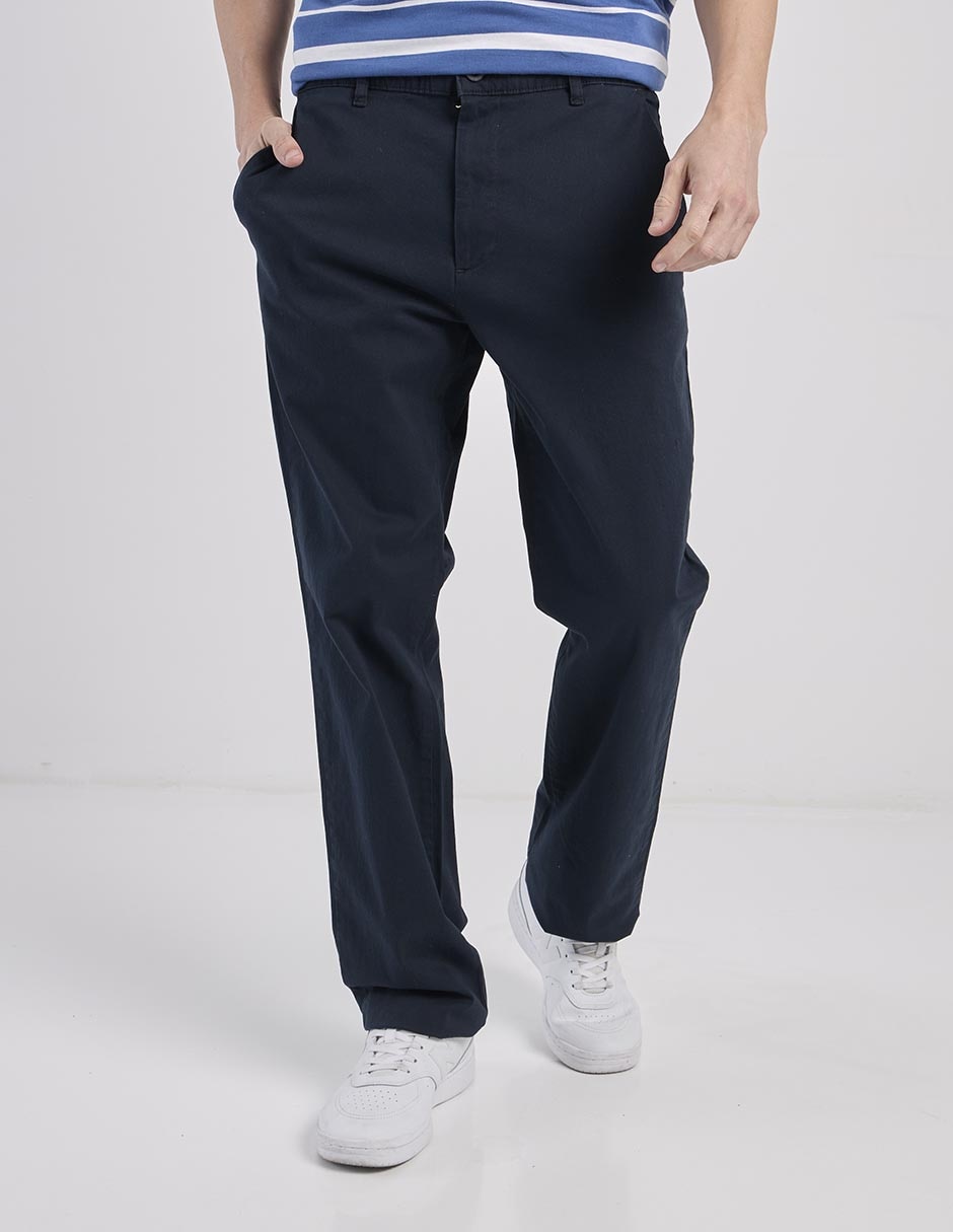 Pantalón chino slim de algodón para hombre Pantalón chino slim de algodón para hombre
