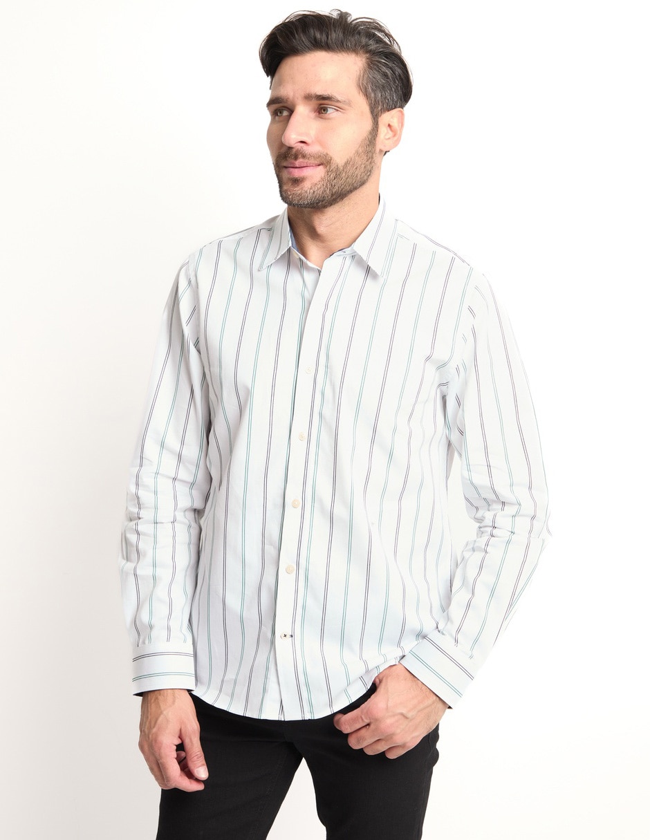 Camisa casual manga larga para hombre Camisa casual manga larga para hombre