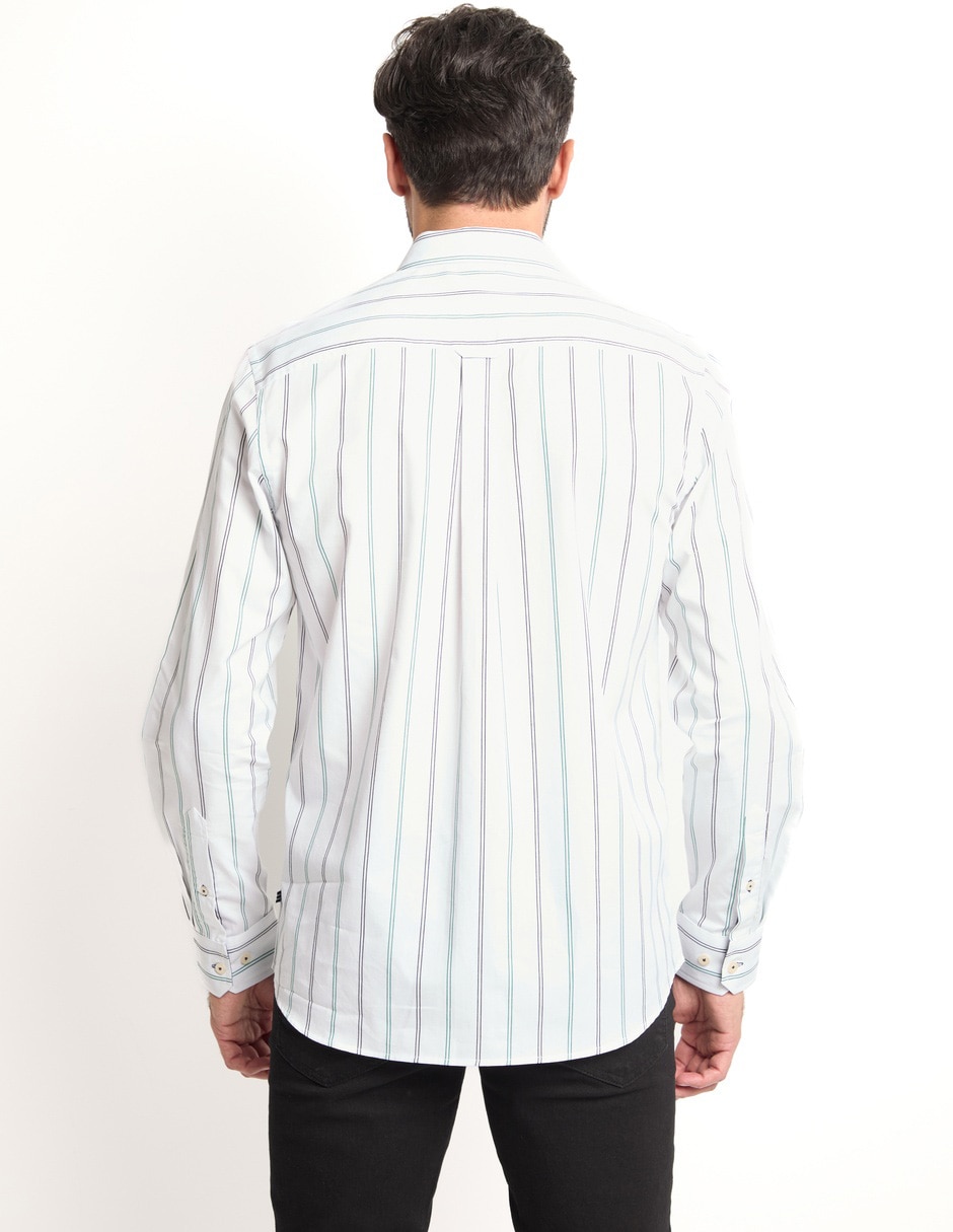Camisa casual manga larga para hombre