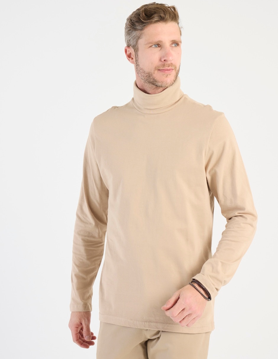 Playera cuello alto para hombre Playera cuello alto para hombre
