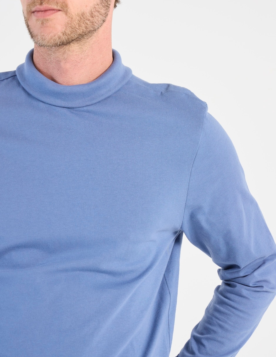 Playera weekend cuello alto para hombre