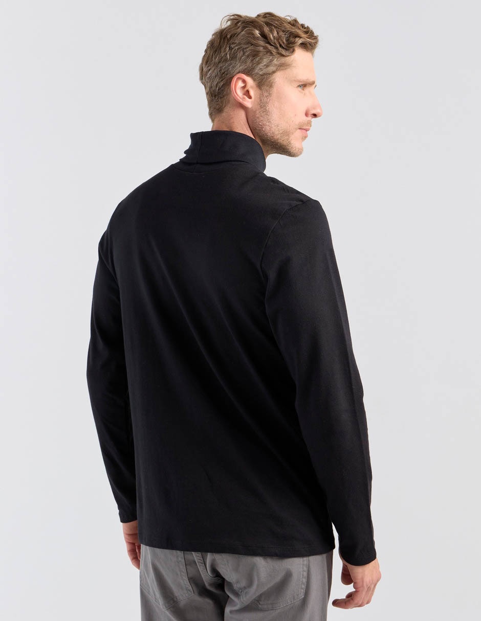 Playera cuello tortuga para hombre 2
