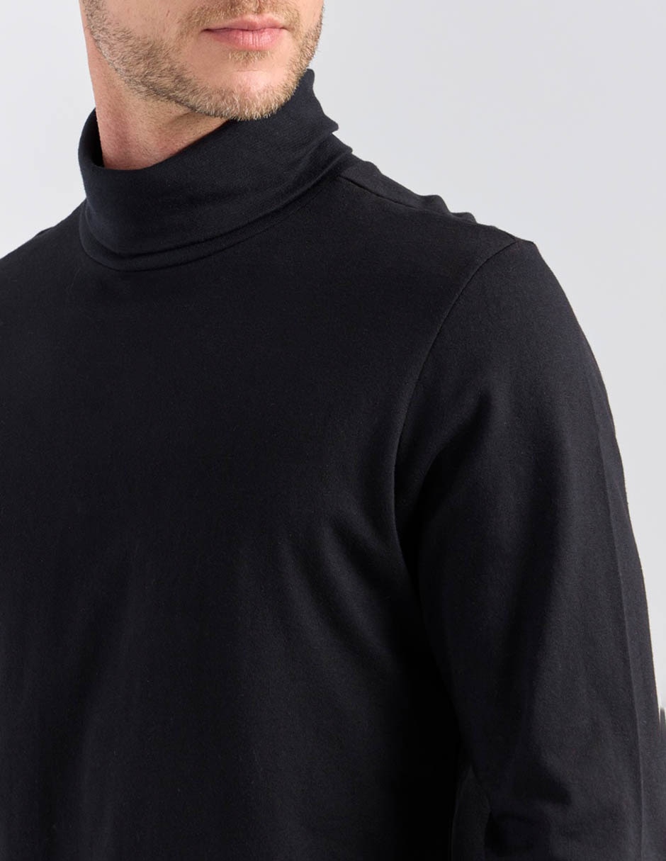Playera cuello tortuga para hombre 4