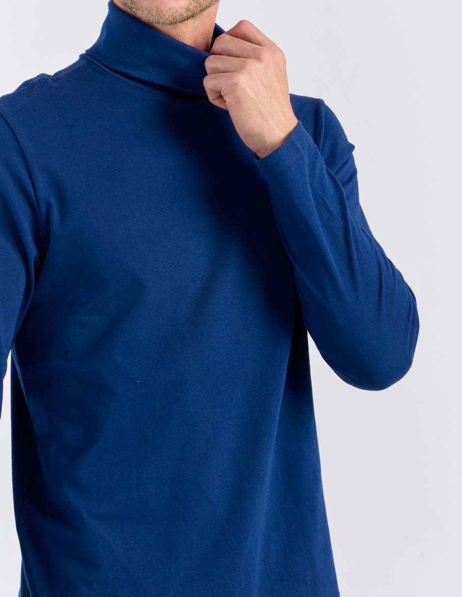 Playera weekend cuello tortuga para hombre