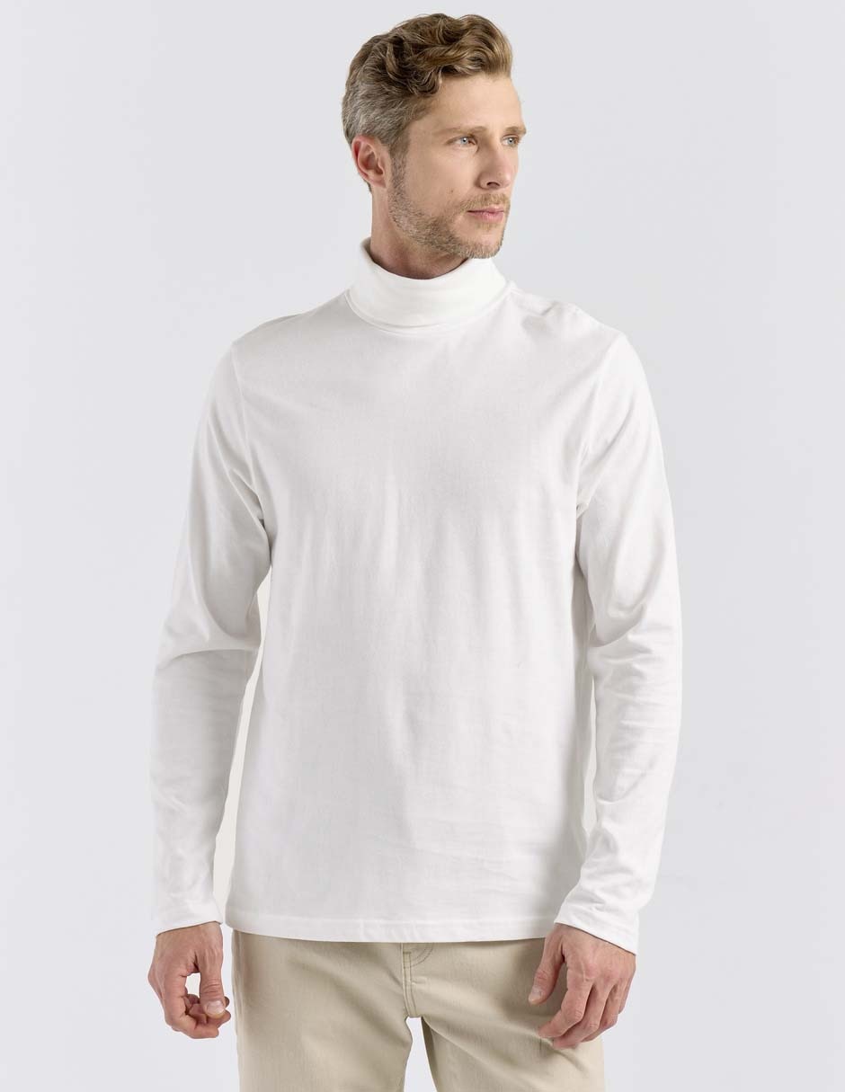 Playera cuello tortuga para hombre Playera cuello tortuga para hombre