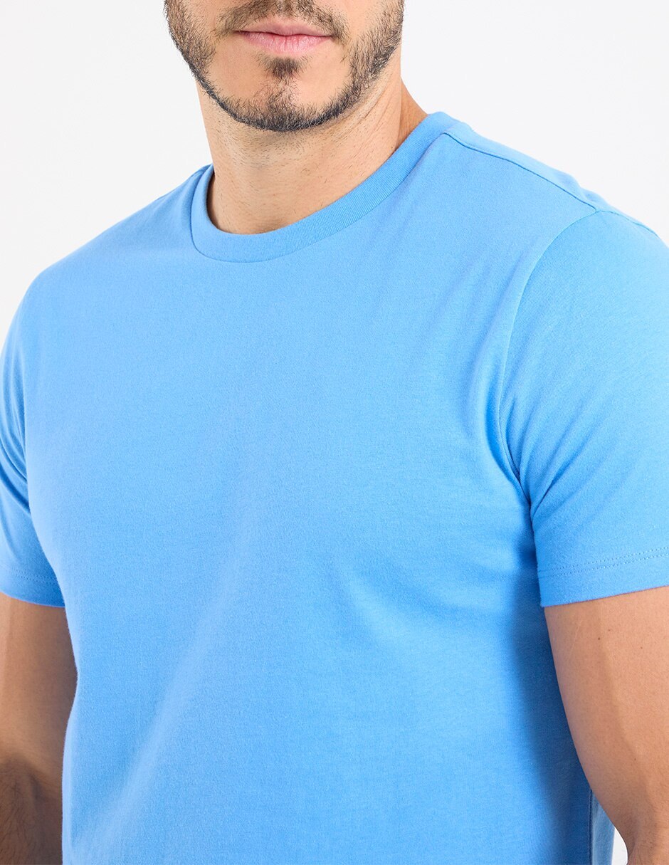 Playera cuello redondo para hombre 4