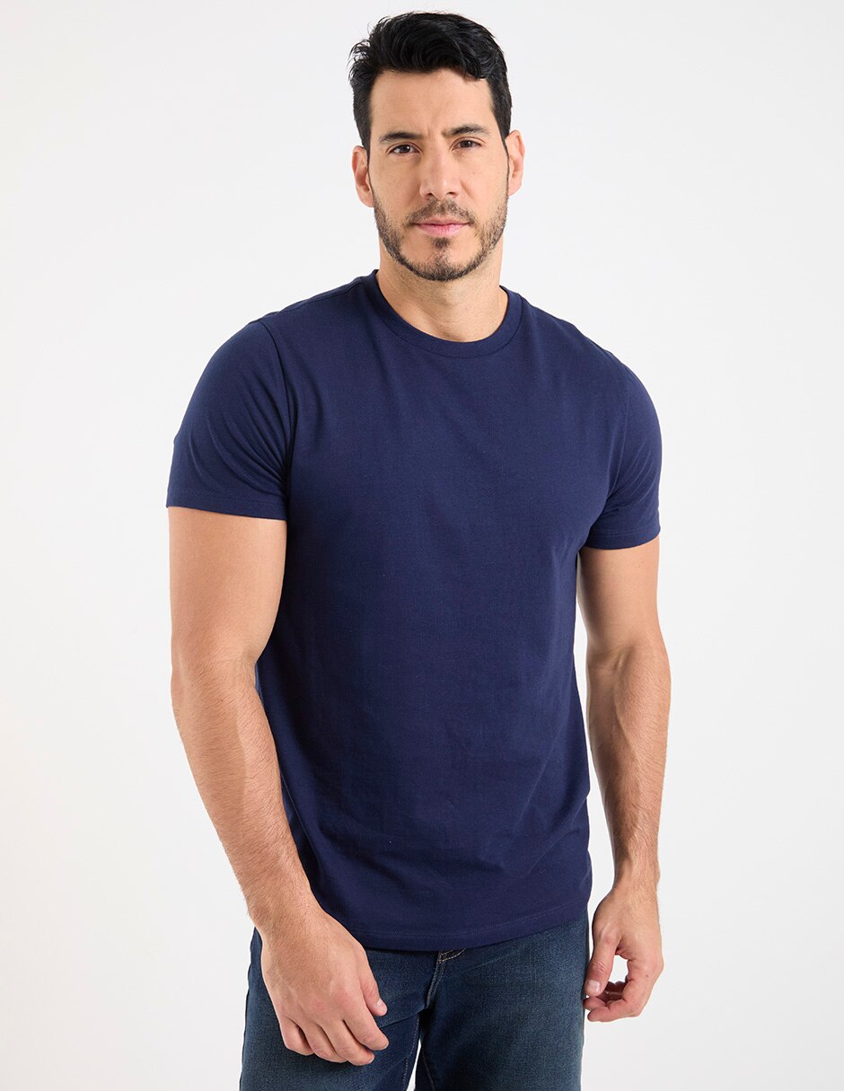 Playera cuello redondo para hombre Playera cuello redondo para hombre