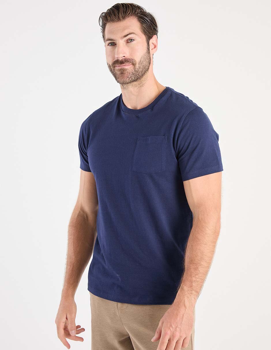 Playera cuello redondo para hombre