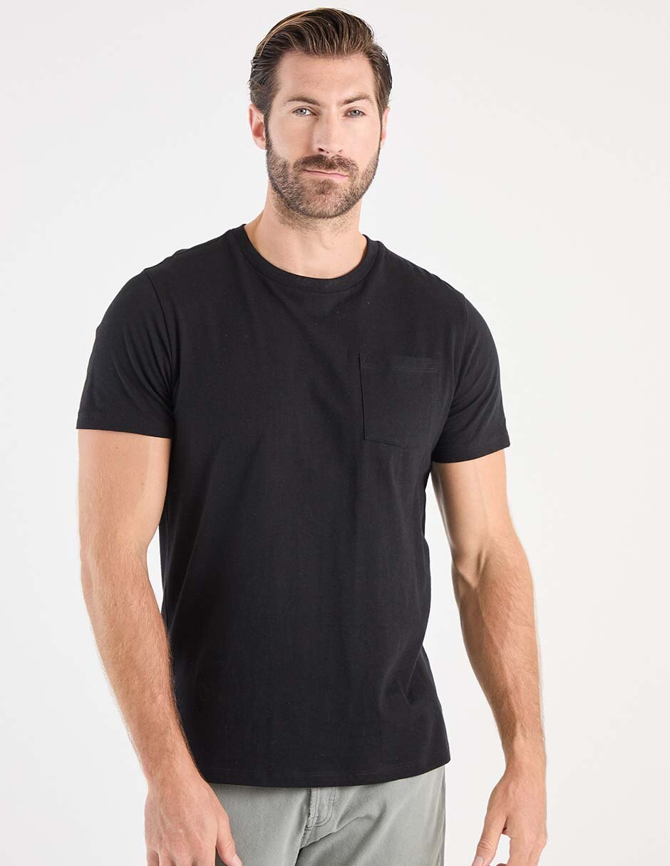 Playera cuello redondo para hombre