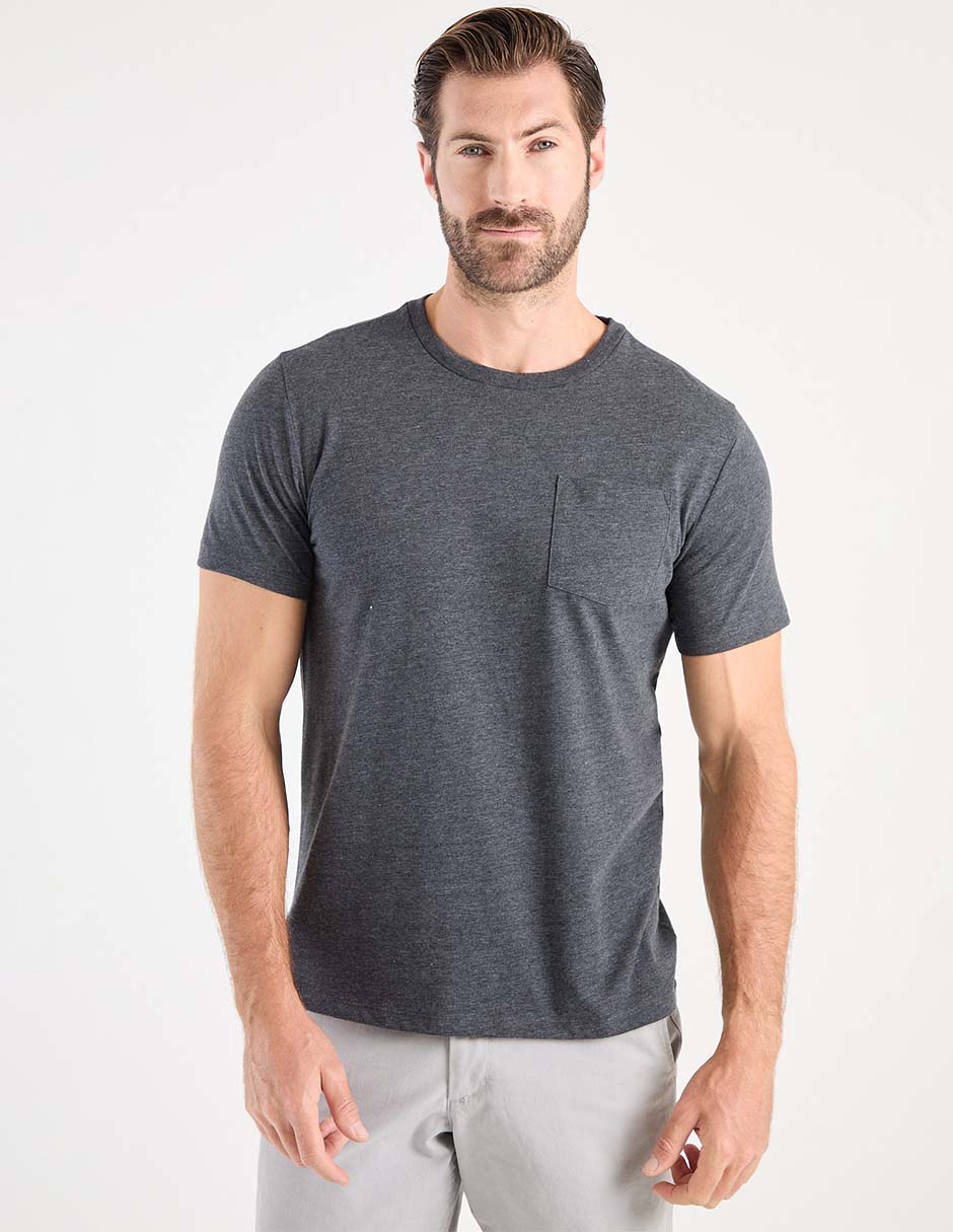 Playera cuello redondo para hombre