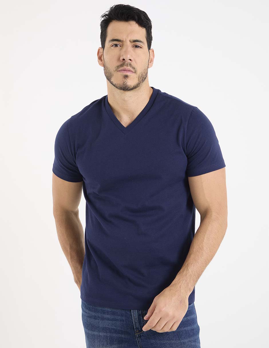 Playera cuello V para hombre Playera cuello V para hombre