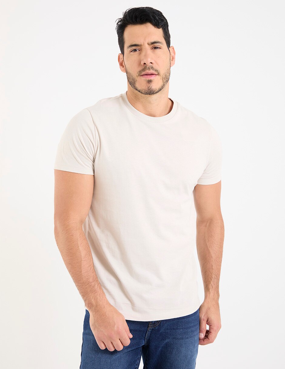 Playera cuello redondo para hombre Playera cuello redondo para hombre