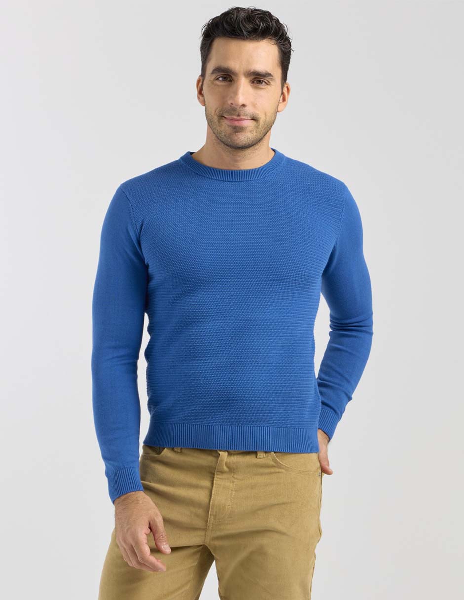 Suéter weekend cuello redondo para hombre