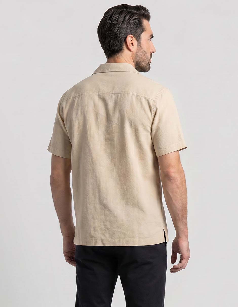 Camisa casual manga corta para hombre 3