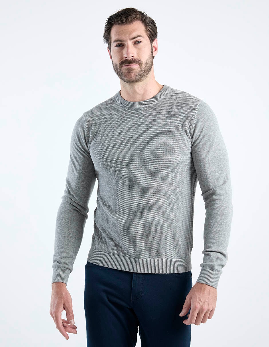 Suéter cuello redondo para hombre Suéter cuello redondo para hombre