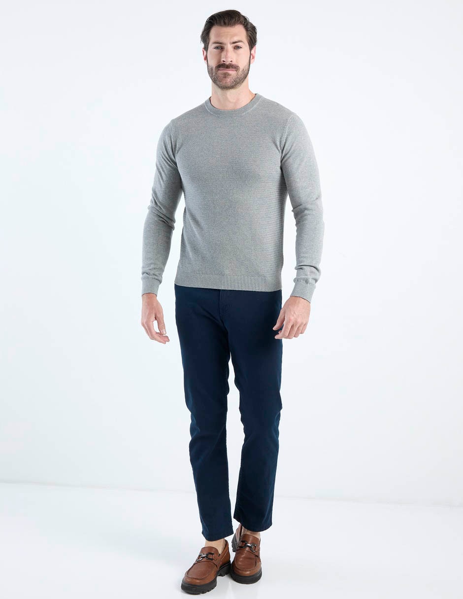Suéter cuello redondo para hombre 4