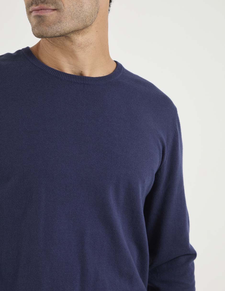 Suéter cuello redondo para hombre 4