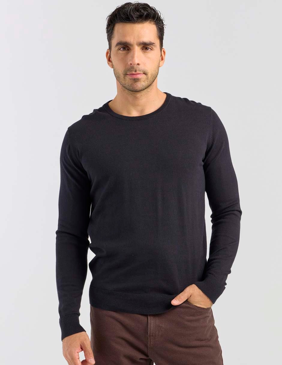 Suéter cuello redondo para hombre Suéter cuello redondo para hombre