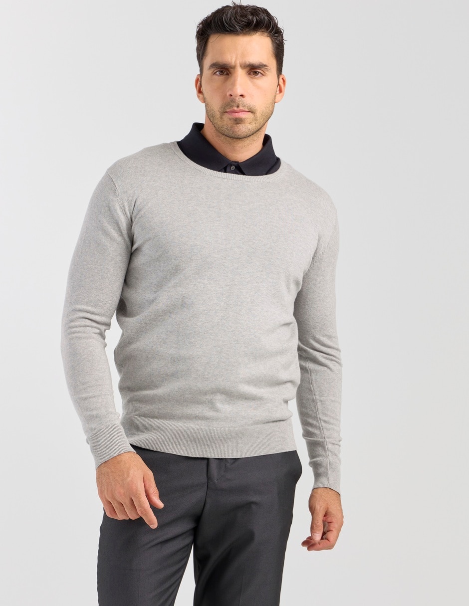 Suéter cuello redondo para hombre Suéter cuello redondo para hombre