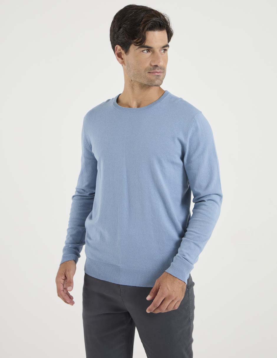 Suéter cuello redondo para hombre Suéter cuello redondo para hombre