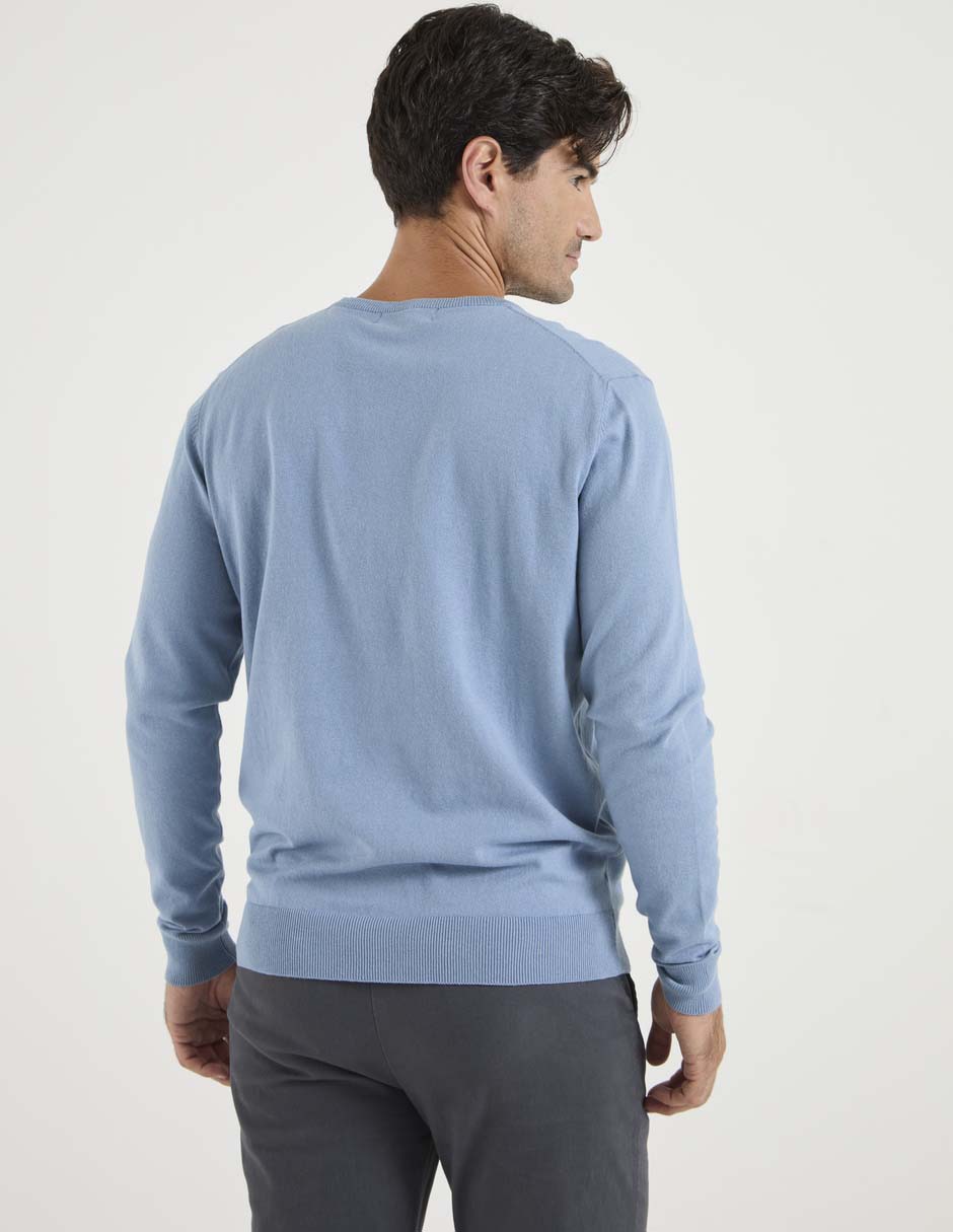 Suéter cuello redondo para hombre 2